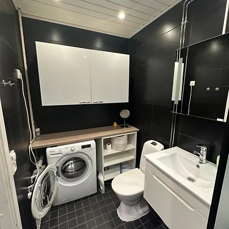 Cozy And Modern With Lakeside View 아파트 로바니에미